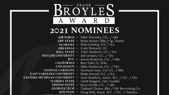 2021 Broyles Nominees
