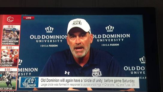 ODU head coach Bobby Wilder has a warning for coaches: "You'd better listen to your players" (warning)
