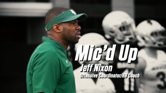 Video of the Day - Mic'd up at Baylor with Co-OC / RBs coach Jeff Nixon