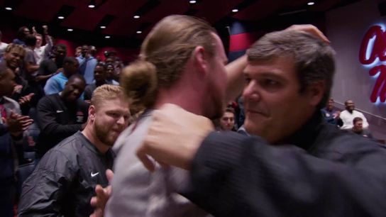 Video: Inside the team meeting where Ole Miss learned Matt Luke was introduced as head coach (Matt Luke)