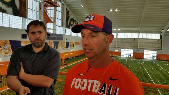 Dabo: "You're not going to last very long if you're making evaluations from a 7-on-7 tape" (Featured)