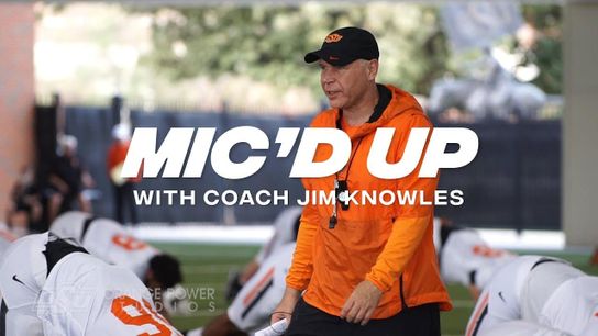 Video of the Day - Jim Knowles mic'd up at Oklahoma State