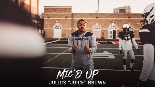 Video of the Day - Texas Tech mic's up coach Juice