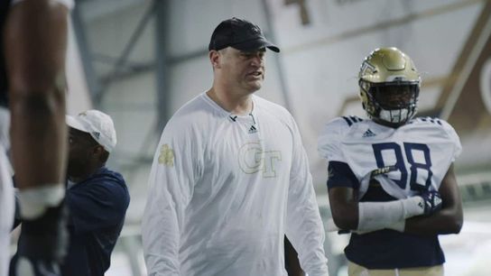 Video of the Day - OL coach Brent Key mic'd up at Georgia Tech