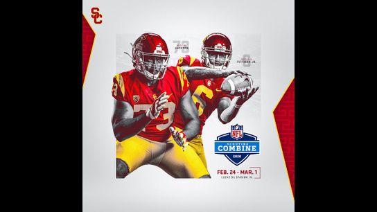 Video of the Day - USC players competing in NFL Draft bench press