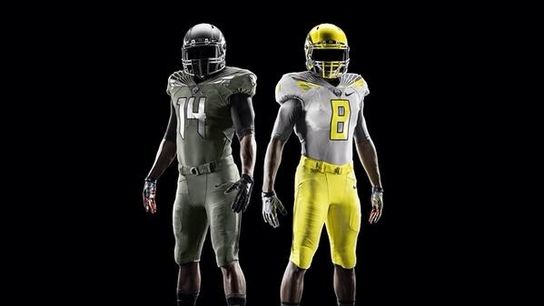 Photos: Oregon unveils its spring game uniforms. Yes, the spring game