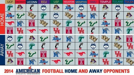 American releases 2014 home/away opponents