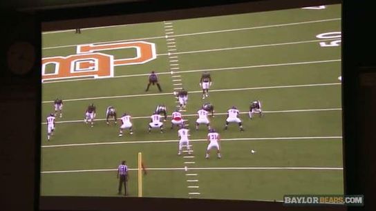Go inside Baylor's defensive film room to break down an interception