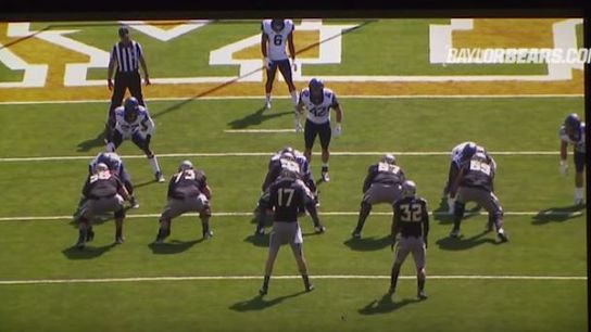 Baylor OL coach Randy Clements walks you through their run schemes and pass pro against WVU (Featured)