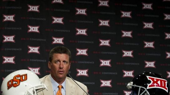 Mike Gundy at #B12MD: "We've come a long way the last six months." (Mike Gundy)