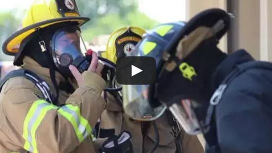 Video: The Boise State coaching staff goes through a "confidence course" with local firefighters (Boise State)