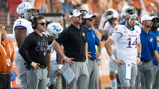Kansas offensive coordinator Brent Dearmon leaving for Middle Tennessee (Featured)