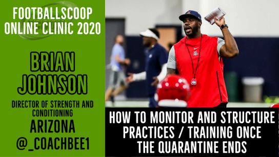 How to structure and monitor practices and training after the quarantine with Arizona director of S&C Brian Johnson (training)