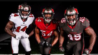 Tampa Bay Bucs unveil new uniforms (uniforms)