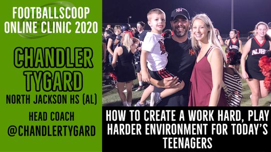 How to create a work hard, play harder environment for today’s teenagers with Chandler Tygard of North Jackson HS (AL) (chandler tygard)