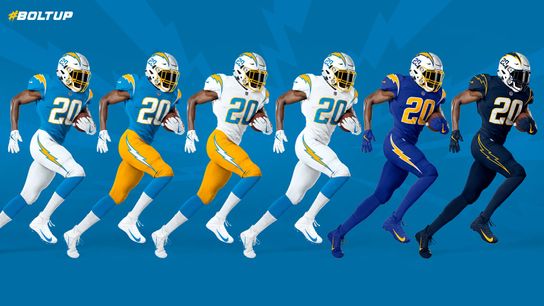 The Chargers declared their uniforms perfect, then changed them (uniforms)