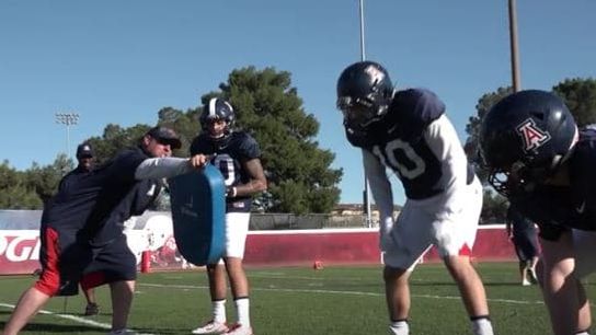 Video of the Day - Mic'd up at Arizona with TEs / ST coach Charlie Ragle