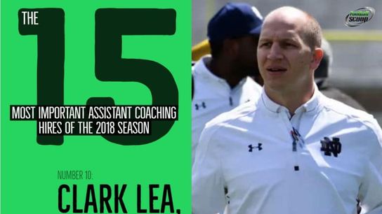The 15 most important assistant coaching hires of the 2018 season -- No. 10: Clark Lea, Notre Dame (Featured)