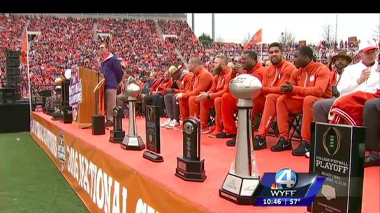 Clemson trophies