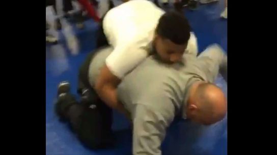Video: Coach vs. Player wrestling match - Great team-building idea or lawsuit waiting to happen?
