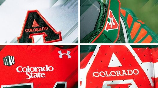 Photo: Colorado State's pumpkin-spiced uniforms (uniforms)