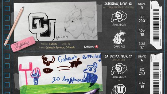 Colorado's new season tickets have a heartwarming touch courtesy of kids at Children's Hospital (kinnick wave)