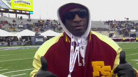 Here's what Deion told the 'Noles ahead of the Independence Bowl (Florida State)