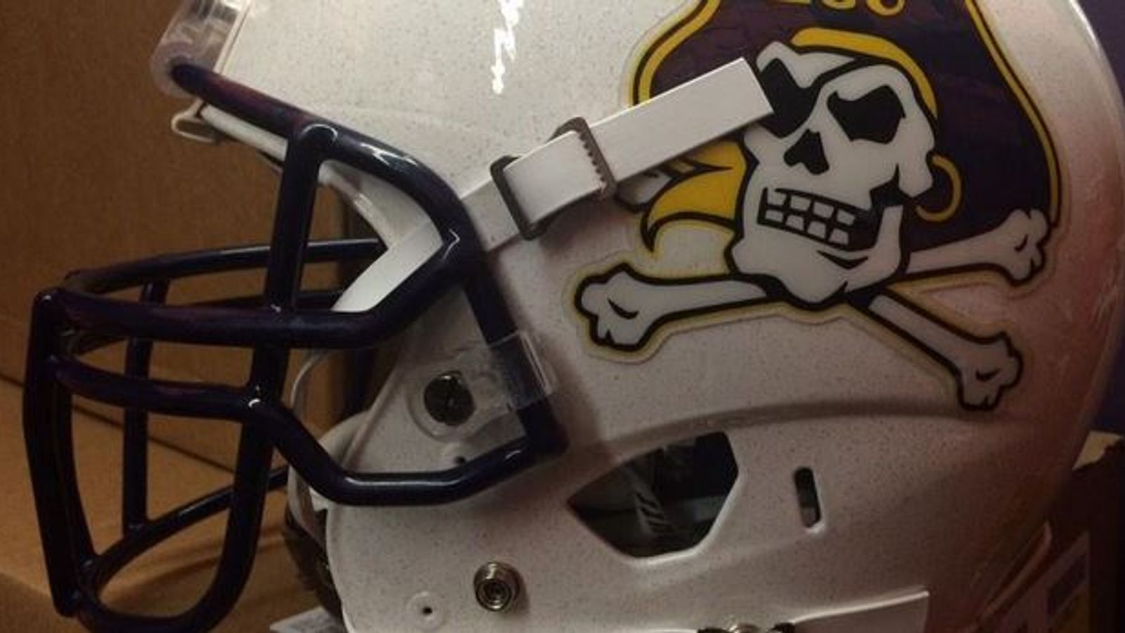 ecu white football helmet East Carolina Pirates Matte Throwback Riddell Speed Replica Full Size It is not to be used for play Mini White Stars & Stripes