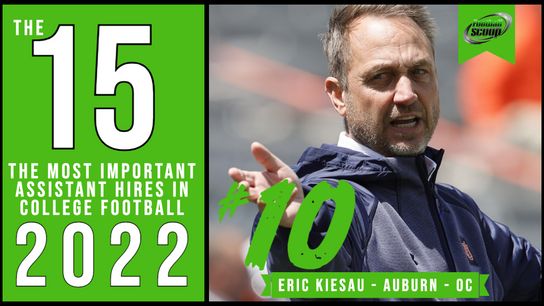 The 15 most important assistant coaching hires of 2022 -- No. 10: Eric Kiesau, Auburn (Auburn)