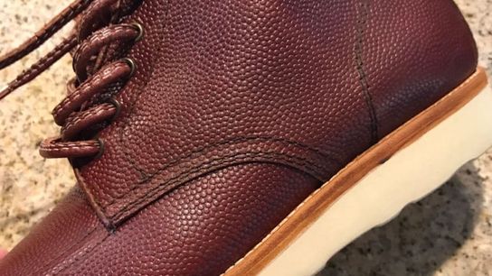 Would you wear these boots made from footballs? (Featured)