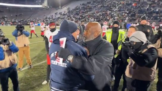 Video: James Franklin and Mike Locksley provide perspective on their heated postgame handshake (handshake)