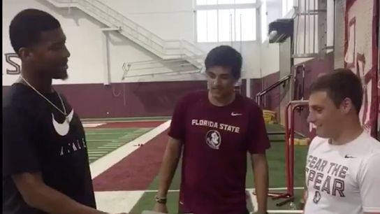 Scholarship Alert: Jameis makes an equipment manager's day (Jameis Winston)