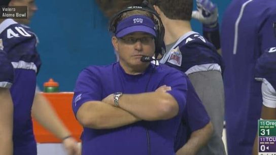 Gary Patterson made a wardrobe change at halftime and it led to the biggest comeback in bowl history (Gary Patterson)