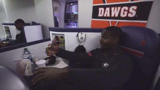 Georgia flew to the Rose Bowl in style (Georgia)