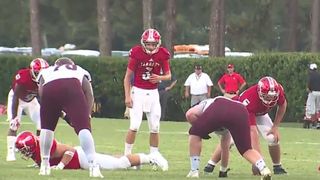 Video: High school tries a creative new way to try and draw the defense offsides (high school)