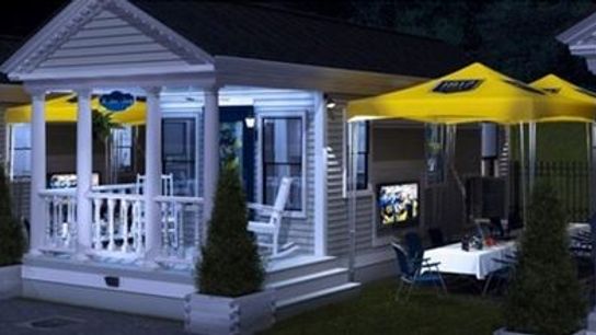 Photos: Georgia Southern has built tiny tailgate mansions for fans (Featured)