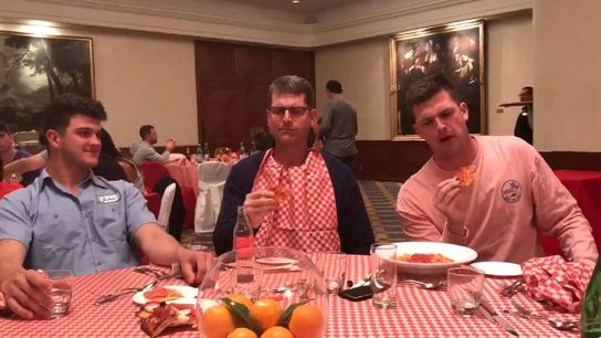 Video: Meet Jim Harbaugh...the Italian pizza critic (Jim Harbaugh)