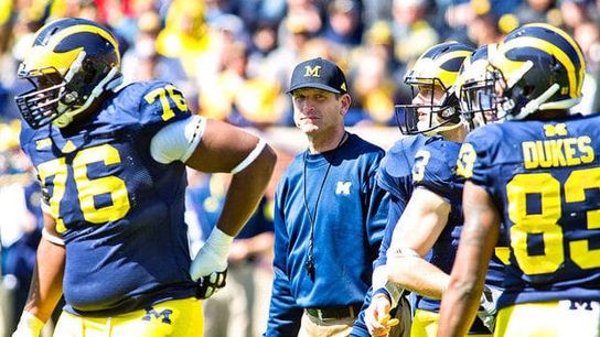 While most programs are taking it easy on Monday, Jim Harbaugh has U of M doing the "Michigan Mile" (Featured)
