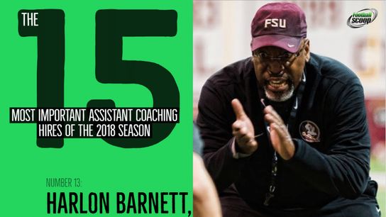 The 15 most important coaching hires of the 2018 season -- No. 13: Harlon Barnett, Florida State (harlon barnett)