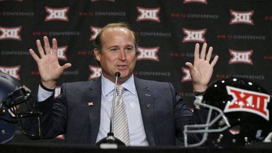Dana Holgorsen at #B12MD: "If you go to the spread and you're soft, you're going to get your butt kicked." (Featured)