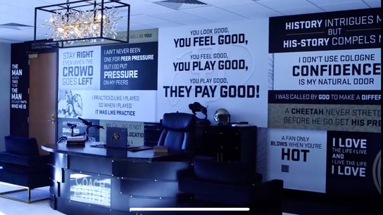Inside Deion Sanders’s new ‘Coach Prime’ office atop Colorado Buffaloes football (NCAA)