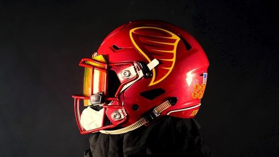 Iowa State debuts Cyclone helmet vs. Texas (uniforms)