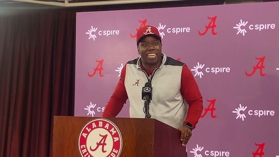 Alabama receivers coach JaMarcus Shephard has an interesting way of holding all receivers accountable for a drop (wide receivers)