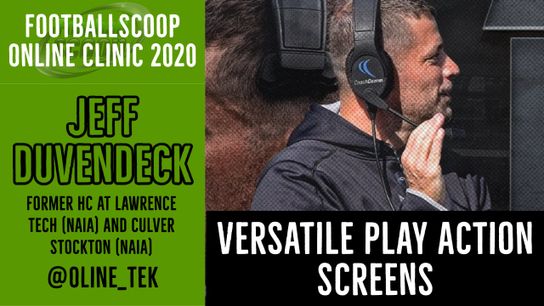 Versatile play action screens with former NAIA head coach Jeff Duvendeck (jeff duvendeck)