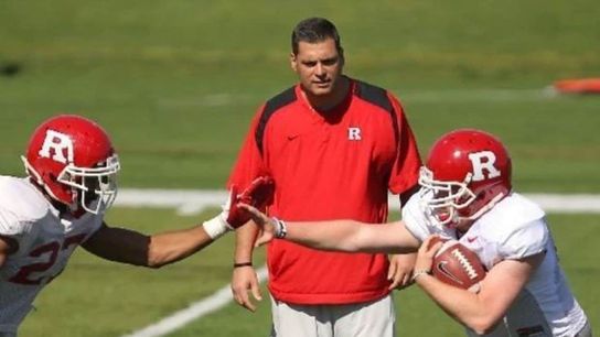 Rutgers puts D-line coach on the disabled list (jim panagos)