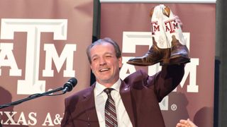 Yep, Texas A&M really gave Jimbo Fisher a plaque for a future national championship (john sharp)