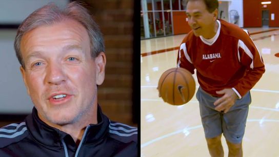 Video: Inside Nick Saban's pickup basketball games with insight from Jimbo, Muschamp and Adam Gase (Featured)