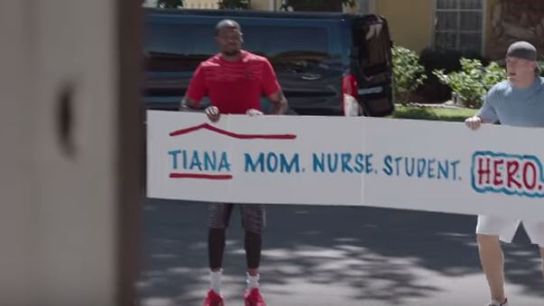 JJ Watt and Kevin Durant spread the "everyone's dream needs a champion" message (Kevin Durant)