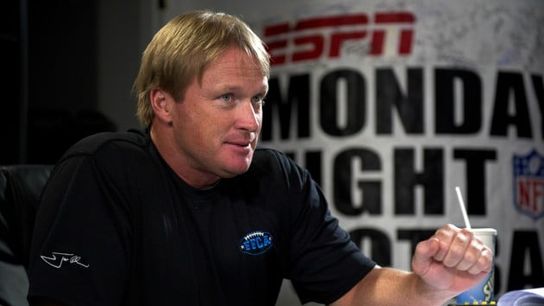 In first public appearance since Raiders resignation, Jon Gruden recalls 'shameful' emails and asks for forgiveness (NFL)