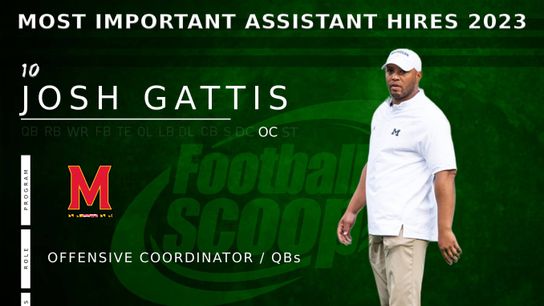 The 15 most important assistant coaching hires of 2023 -- No. 10: Josh Gattis, Maryland (josh gattis)